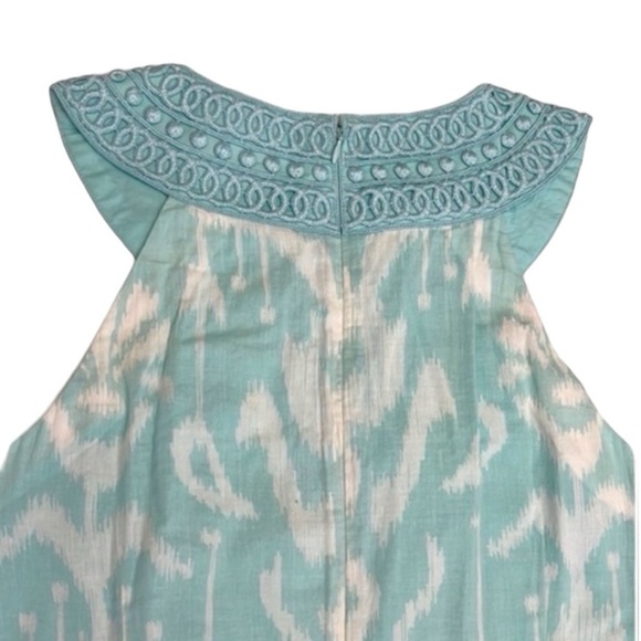 Vineyard Vines Sleeveless Floral Dress 6 Cocktail Summer Cotton - Picture 6 of 10